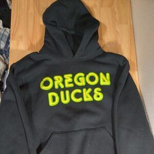 Vintage Oregon Ducks Neon Sign Logo Hoodie Sweatshirt